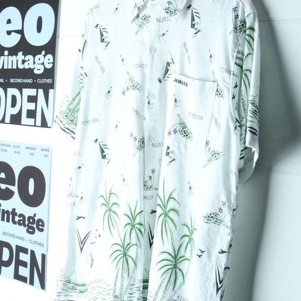 (2XL-3XL) 브랜드빈티지 반팔셔츠 남방 90S 년대-H35052