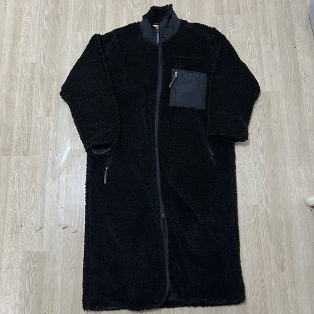 하이드아웃 리버시블 롱 후리스 코트 L/100 