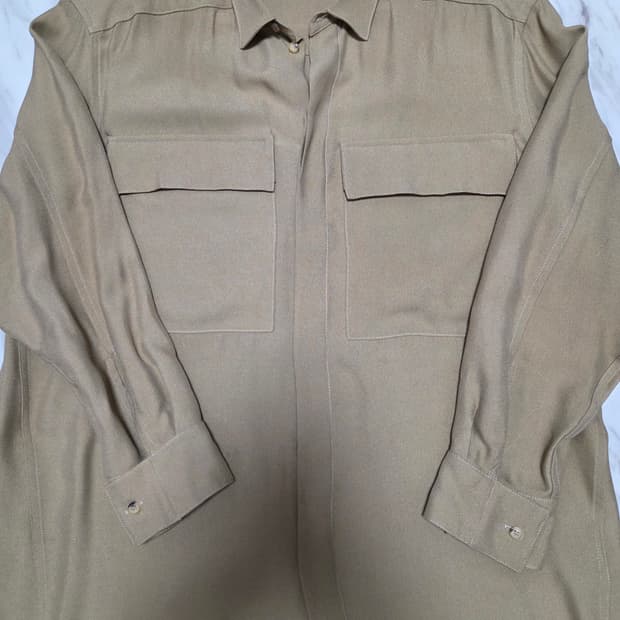 피어오브갓 탄 크레이프 셔츠