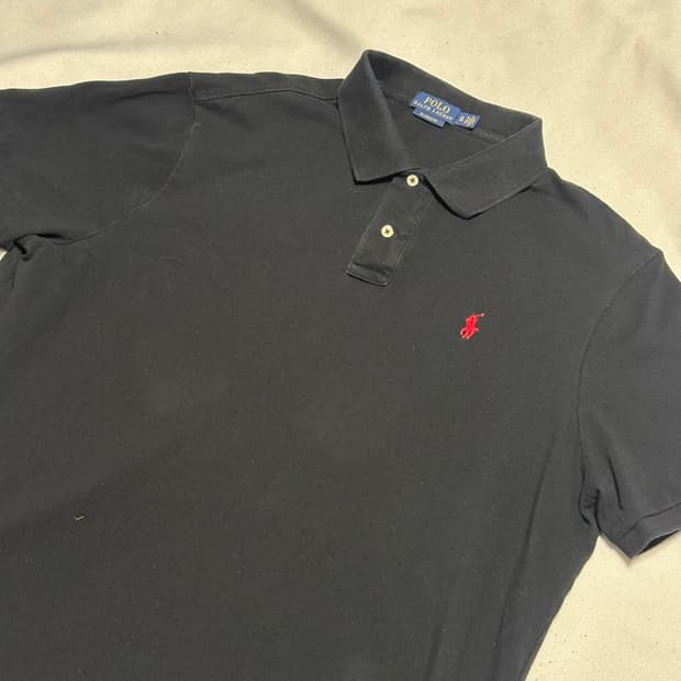 XL 폴로랄프로렌 블랙 카라티셔츠