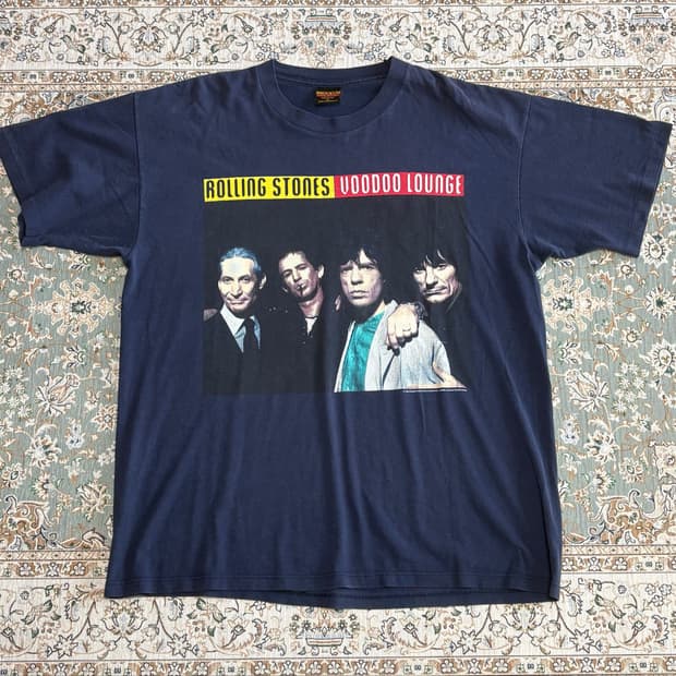 90s 롤링스톤즈 부두라운지 투어 티셔츠