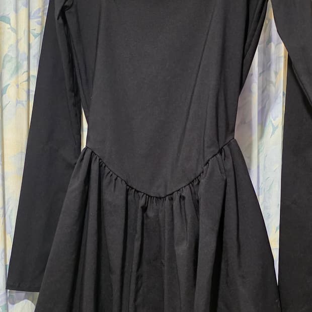 자라 블랙 긴팔 미니 원피스 S