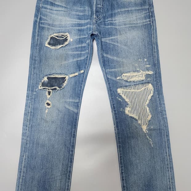 리바이스 501 언버튼 패치워크 (W30) 08501 기무라타쿠야에디션