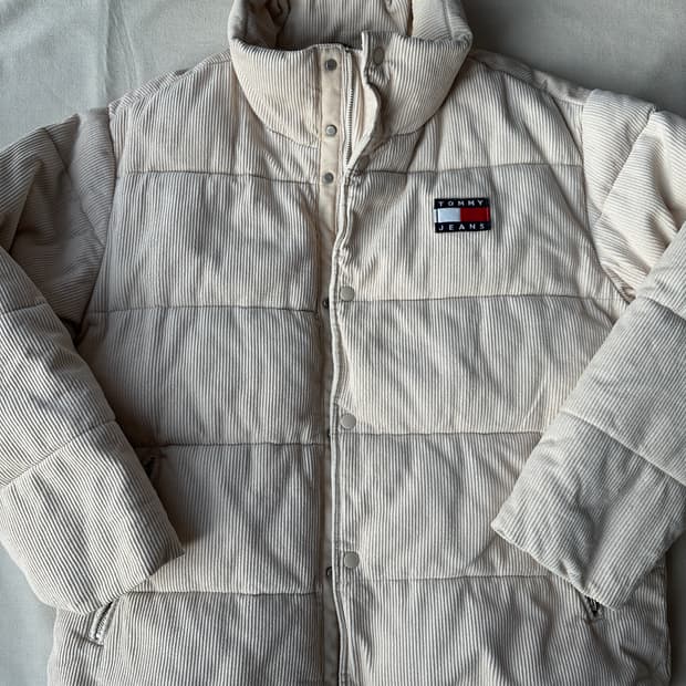 타미진스 코듀로이 패딩 아이보리 M 