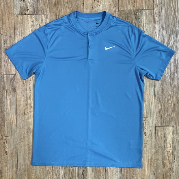 나이키 드라이핏 빅토리 블레이드 폴로 셔츠 블루 L