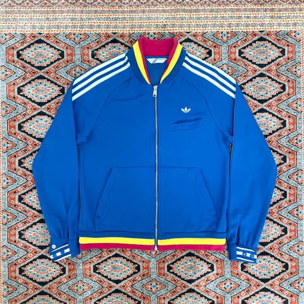 아디다스 블루 집업 블루종 져지 자켓 여성95 