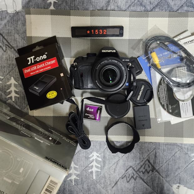 올림푸스 E-450 디지털카메라 박스품