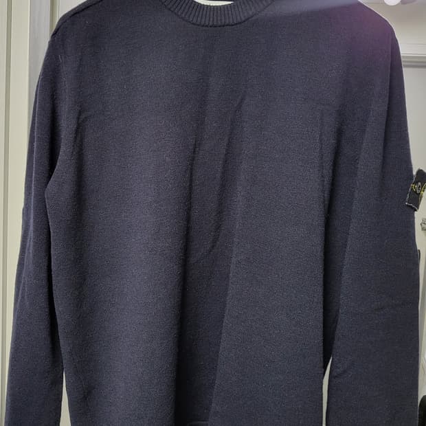 스톤아일랜드 네이비 울 니트 XXL