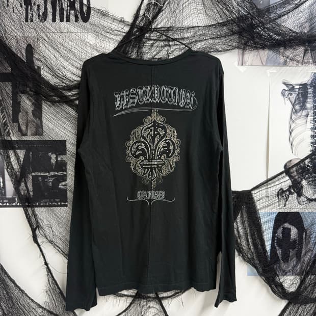 00s punk mood printing longsleeve