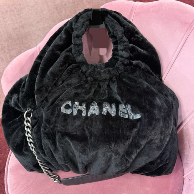 (정품)샤넬 시어링퍼체인백