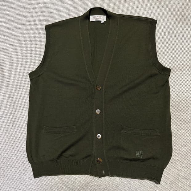 지방시 니트 가디건 조끼