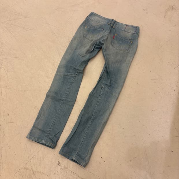 리바이스 엔지니어드 워싱 데님 팬츠