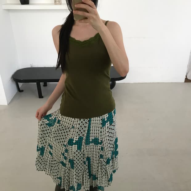 vintage pattern skirt