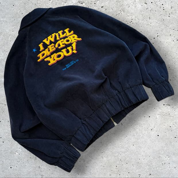 [M] 잔나비 코듀로이 블루종 바시티 자켓 네이비 D625