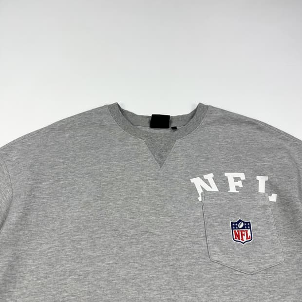nfl 포켓 그레이 박시 반팔티 (XL)