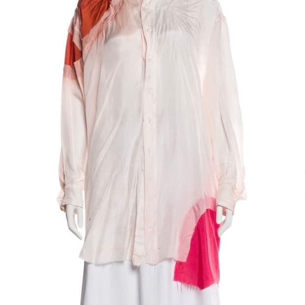 Edward cuming Printed Button-up top