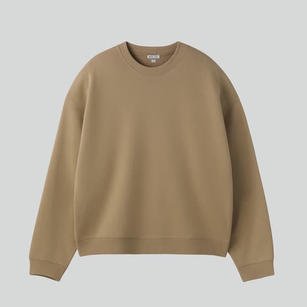 렉토 RC 엠브로이더리 스웻셔츠 맨투맨 카키 베이지