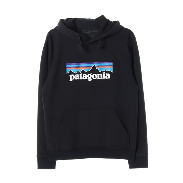 파타고니아 P6 로고 업라이절 후드티 M