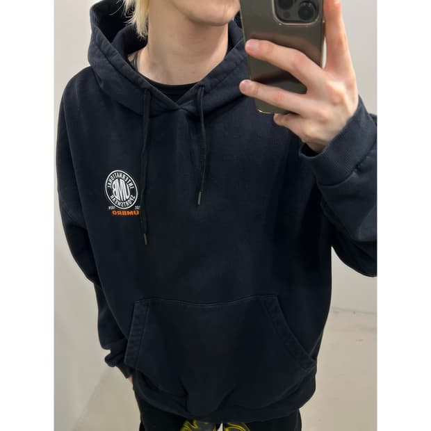 엄브로 백프린팅 후드티 r4254