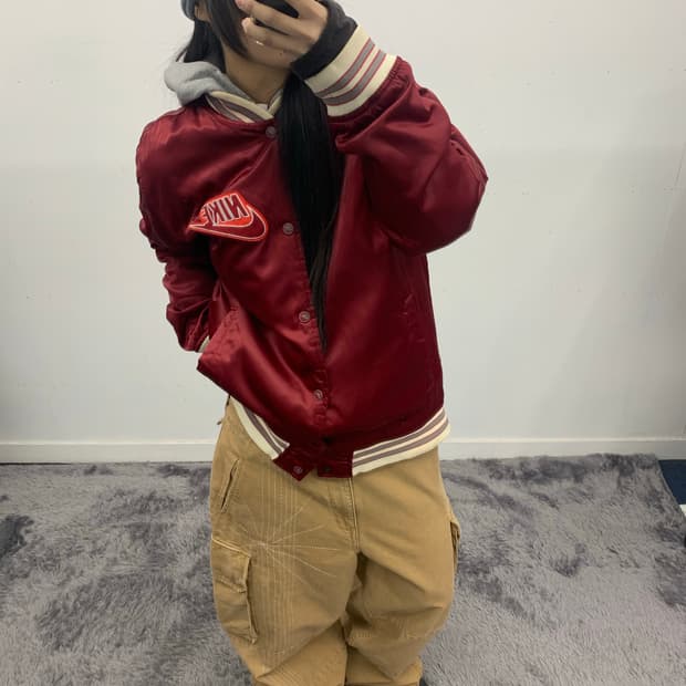 나이키 실버탭 00년대 스타디움 자켓