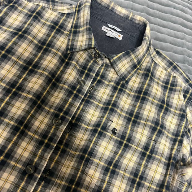 칼하트 체크남방 