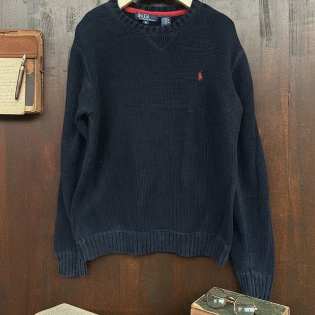 Polo Ralph Lauren Deep Navy Cotton Knit 