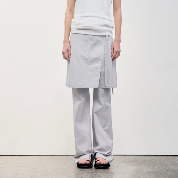 로우클래식 뉴 레이어드 랩스커트팬츠