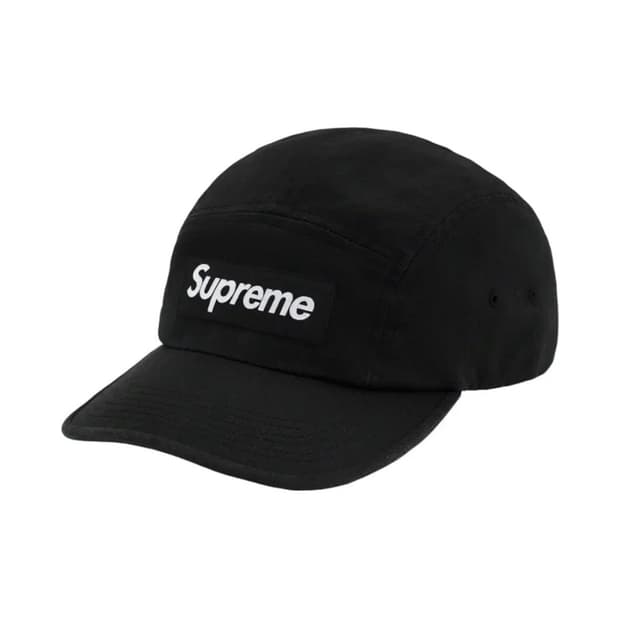 슈프림 캠프캡 블랙
