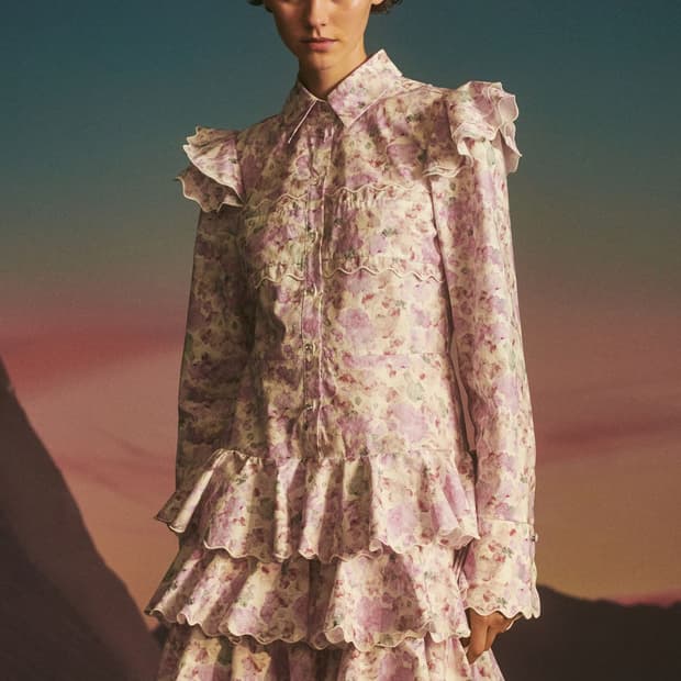 앤아더스토리즈 수잔팡 티어 미니 드레스