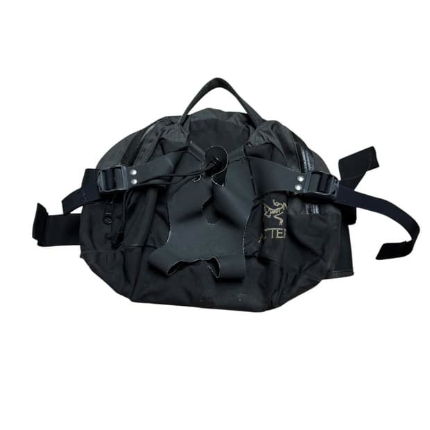 빈티지 아크테릭스 웨이스트 백 블랙