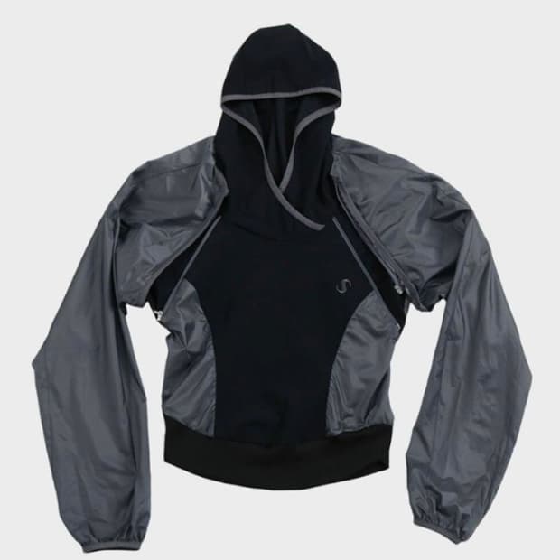 Ojos 2way hoodie bolero 오호스 볼레로