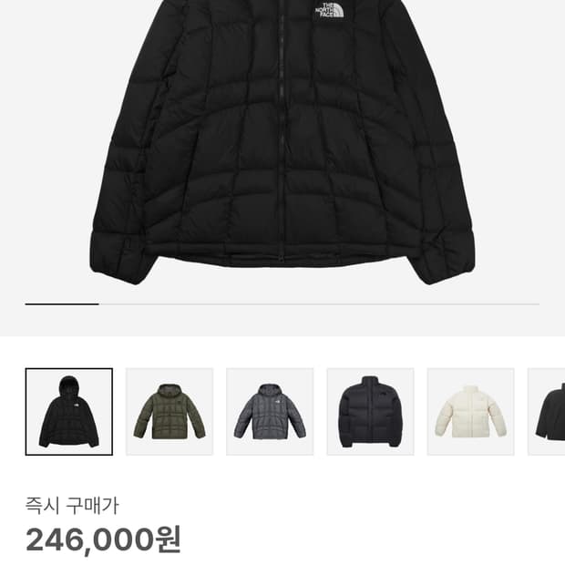 (새상품) 노스페이스 화이트 라벨 웨이브 LT 온 볼 자켓 블랙