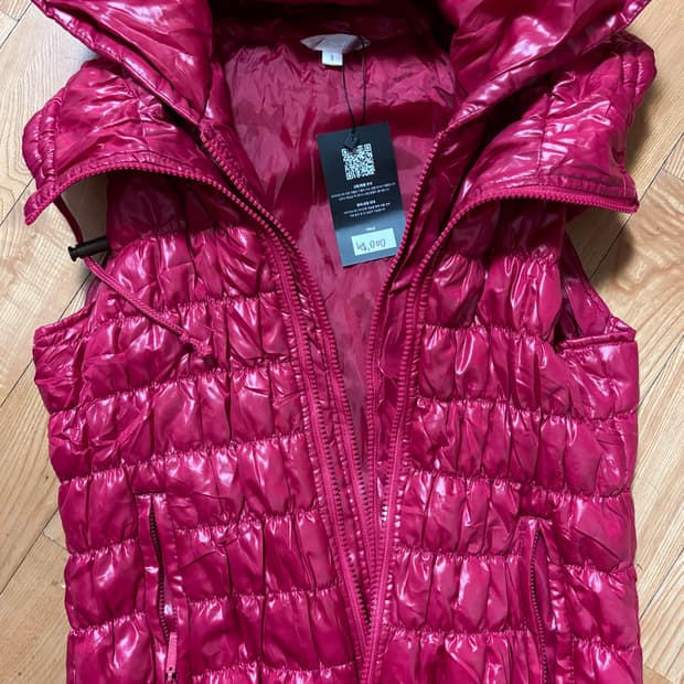 일본 빈티지 cele gossip 후드 여성 패딩조끼