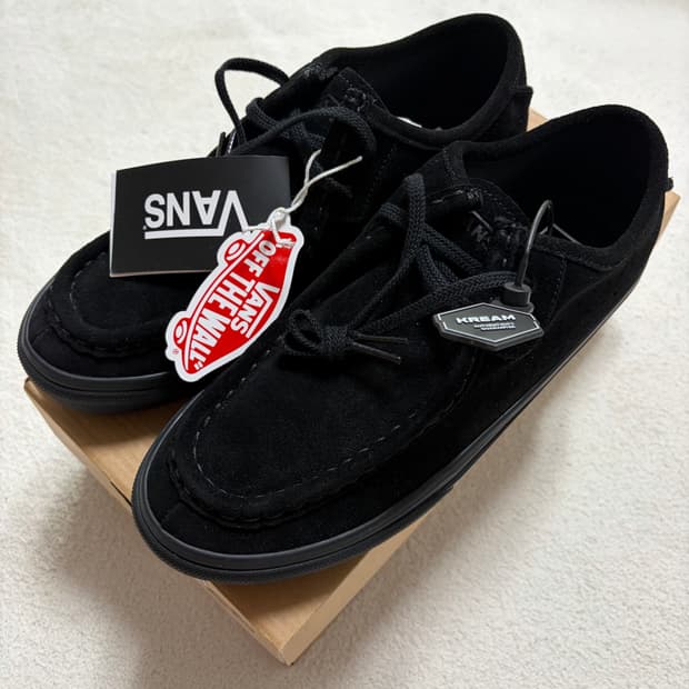 [275]반스 카버 로우 모카신 (블랙) 풀박 택채 새상품