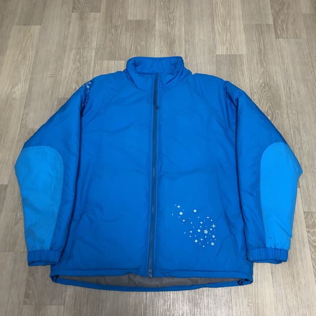 (S) 예스아이씨 YESEYESEE 프리마로프트 써멀 오버 점퍼 싸이언 