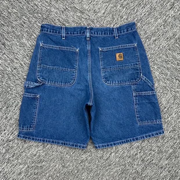 (허단44)칼하트 데님 반바지-M1909