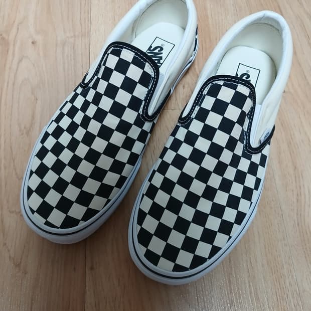 반스 볼트 OG 클래식 슬립온 체커보드 새제품