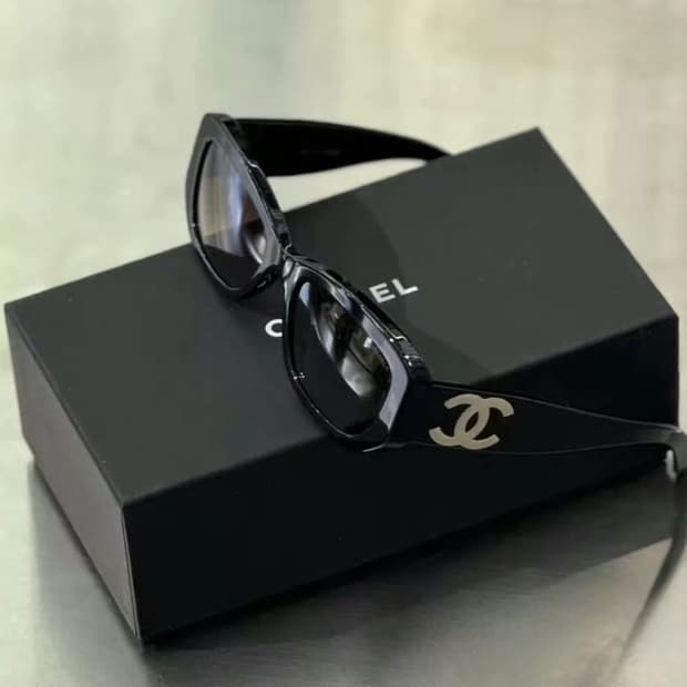 [정품] 샤넬 CC로고 선글라스 블랙