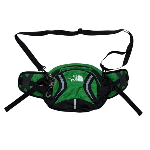 노스페이스 빈티지 2WAY 힙색 크로스백 가방 그린