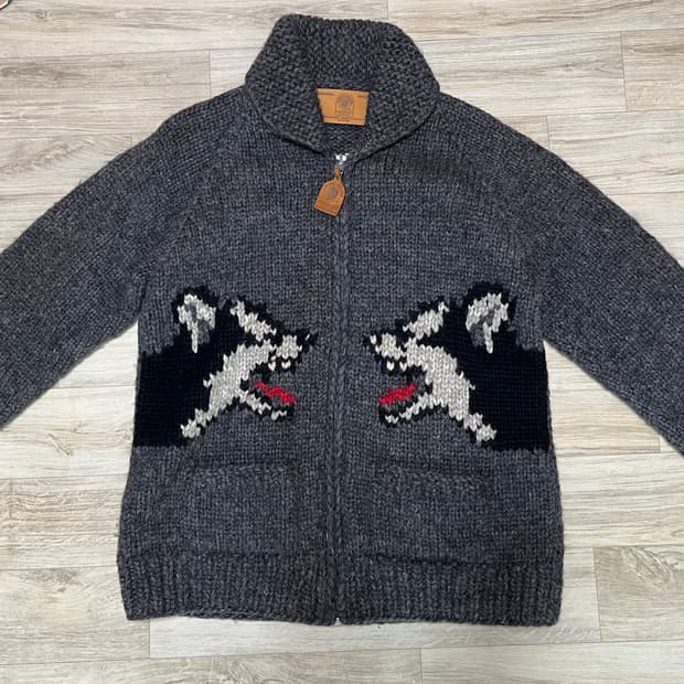 카나타 캐네디언 스웨터 늑대 코위찬 100