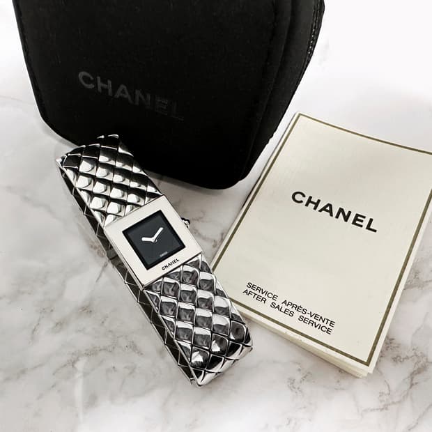 {정품} 샤넬 마트라세 민트급 여자 시계