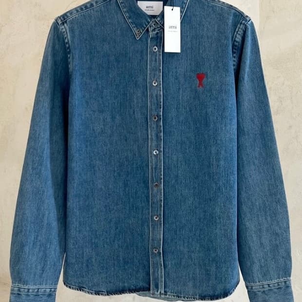 아미 드 꾀흐 데님 셔츠 남여공용