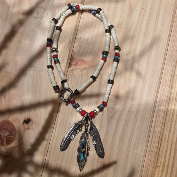 🦅 3cross NATIVE SPIRIT FEATHER NECKLACE