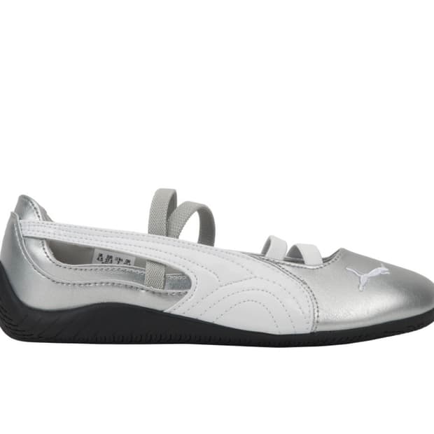 퓨마 스피드캣 발레 메탈릭 실버