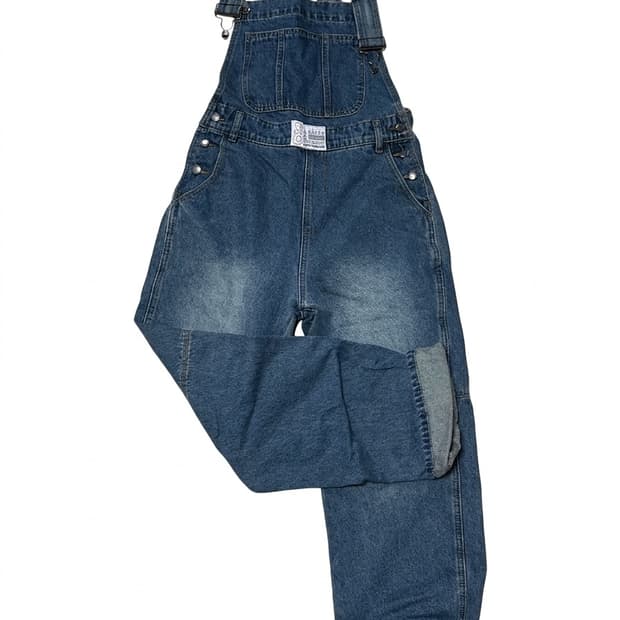 팬시클럽 유쓰 데님 오버롤