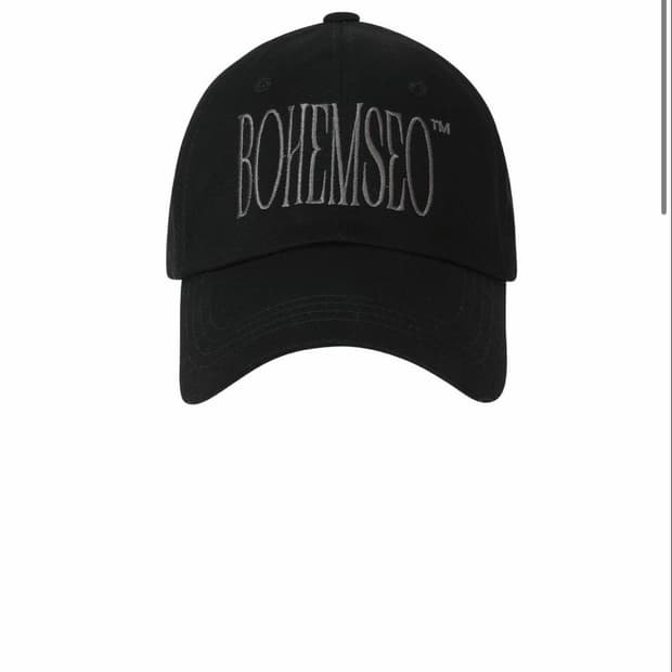 보헤미안서울 SIGNATURE LOGO COTTON BALL CAP 모자