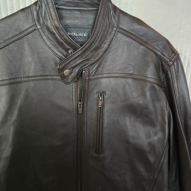 브라운 양가죽 자켓