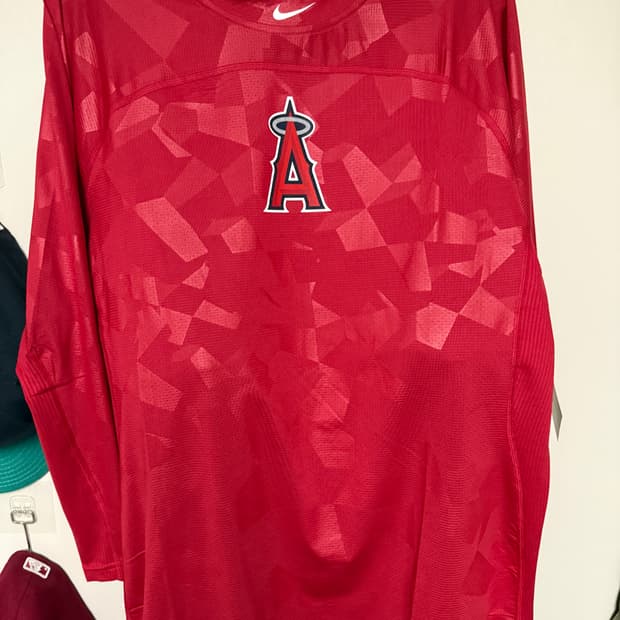 나이키 mlb 하이퍼쿨 LA 에인젤스 선수용 언더티