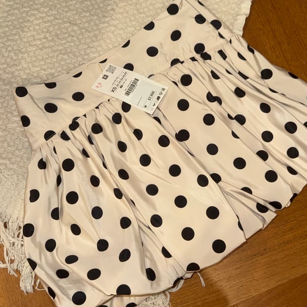 Zara 도트 미니스커트