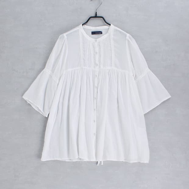 rivet and surge _ tiered cotton top